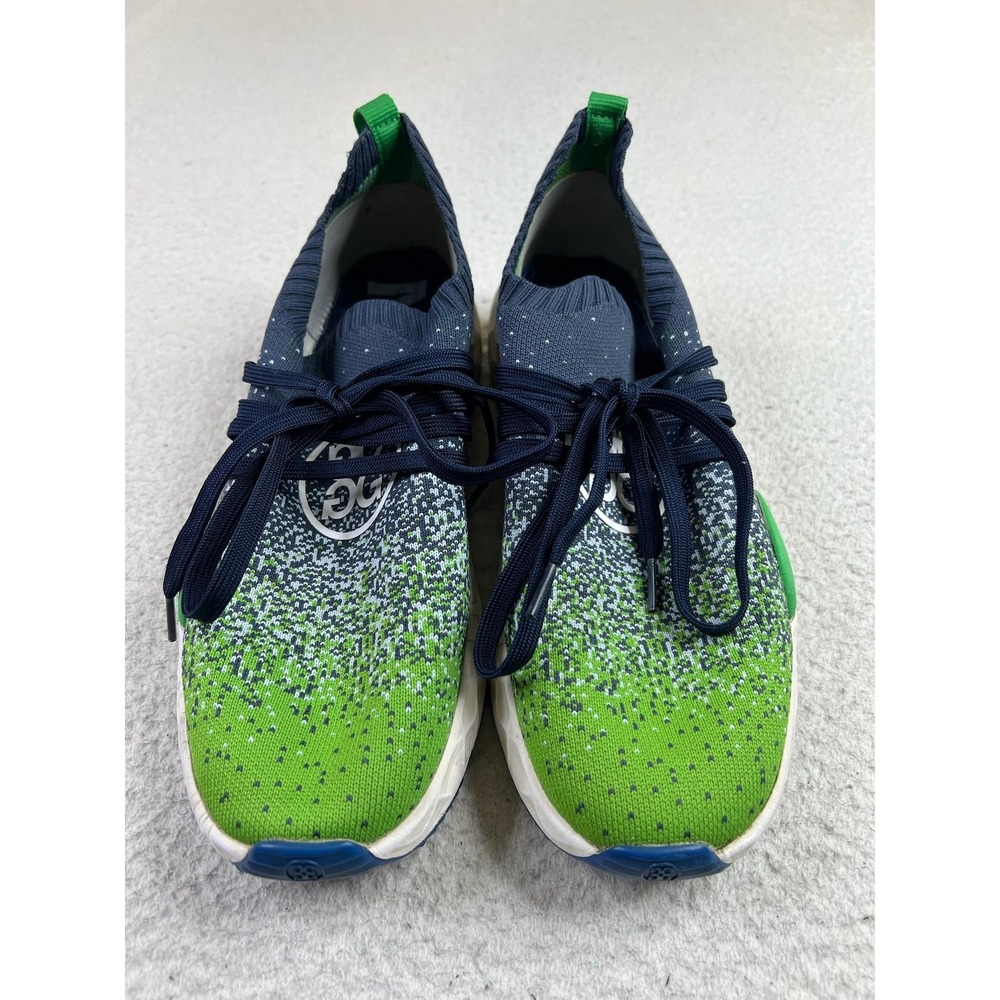 G/FORE MG4.1 Mens Golf Shoes Blue Green Knit Sneakers G4MS20EF24 Size 10.5